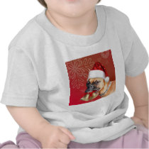 Christmas Boxer dog Tshirt