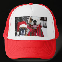 Christmas Boxer Dogs hat by ritmoboxer Christmas Boxer Dogs hat