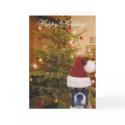 Christmas boxer greeting card