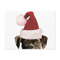 Christmas boxer postcard by ritmoboxer Christmas boxer postcard