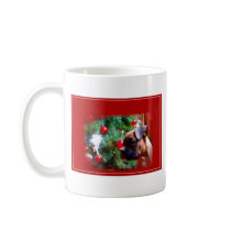 Christmas boxer puppy mug