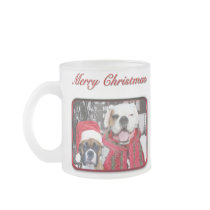 christmas boxers frosted mug