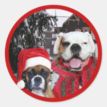 Christmas  boxers stickers