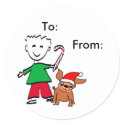 Christmas Gift Tag Stickers
