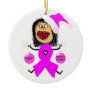 Christmas Breast Cancer Fight Christmas Tree Ornament