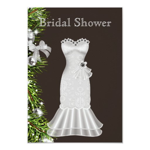 Christmas Bridal Shower Invitation Zazzle