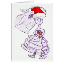 Christmas Bride Card