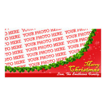 Christmas Brings the Joy out Photo Greeting Card