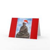 Christmas Buddha! cards