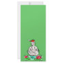 Christmas Buddha drawing Full Color Rack Card