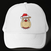 Christmas Bulldog Hat
