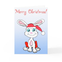 Christmas Bunny Card
