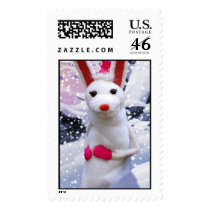 Christmas Bunny Stamp