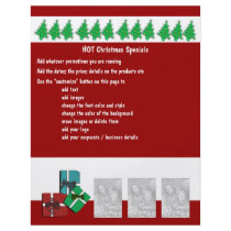 Christmas business promotional marketing leaflets personalized flyer