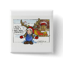Christmas "But Sir" Cartoon No. 2 buttons by scottlhendrie Christmas "But Sir" Cartoon No. 2 buttons