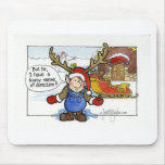 Christmas "But Sir" Cartoon No. 2 mousepads