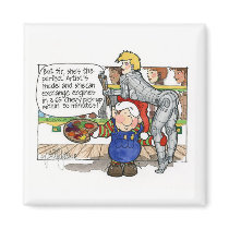 Christmas "But Sir" Cartoon No. 3 magnets by scottlhendrie Christmas "But Sir" Cartoon No. 3 magnets