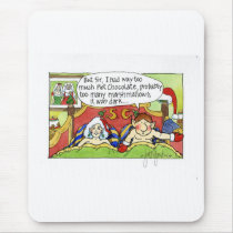 Christmas "But Sir" Cartoon No.4 mousepads