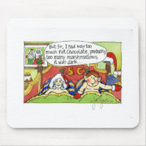 Christmas "But Sir" Cartoon No.4 mousepads
