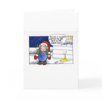 Christmas "But Sir" Cartoon No. 5 cards