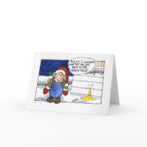 Christmas "But Sir" Cartoon No. 5 cards