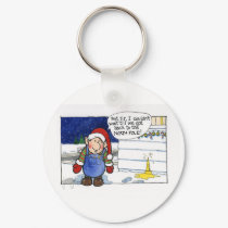 Christmas "But Sir" Cartoon No. 5 keychains