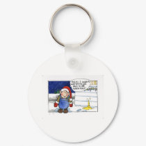 Christmas "But Sir" Cartoon No. 5 keychains