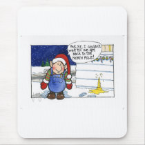 Christmas "But Sir" Cartoon No. 5 mousepads