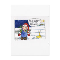 Christmas "But Sir" Cartoon No. 5 postcards