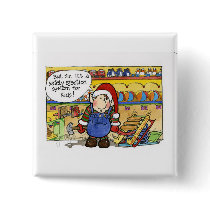 Christmas "But Sir" Cartoon No. 6 buttons by scottlhendrie Christmas "But Sir" Cartoon No. 6 buttons