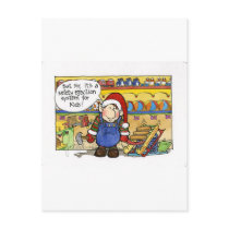 Christmas "But Sir" Cartoon No. 6 postcards
