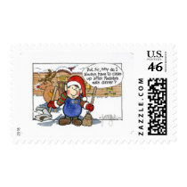 Christmas "But Sir" Cartoon No. 7 Stamp