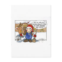 Christmas "But Sir" Cartoon No. 7 postcards