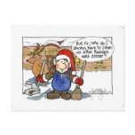 Christmas "But Sir" Cartoon No. 7 Postcards