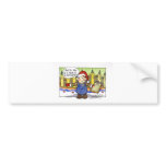 Christmas "But Sir" Cartoon No. 9 Bumper Sticker