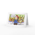 Christmas "But Sir" Cartoon No. 9 Greeting Card