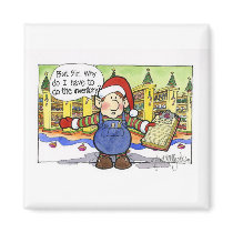 Christmas "But Sir" Cartoon No. 9 magnets by scottlhendrie Christmas "But Sir" Cartoon No. 9 magnets