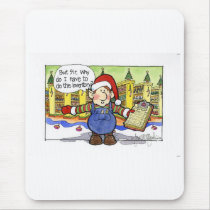 Christmas "But Sir" Cartoon No. 9 mousepads
