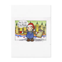 Christmas "But Sir" Cartoon No. 9 postcards