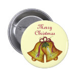 Christmas Button Merry Christmas Bells