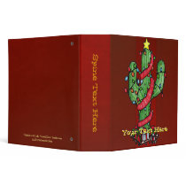 Christmas Cactus Binder by Customizables Christmas Cactus Binder