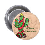 Christmas Cactus Button