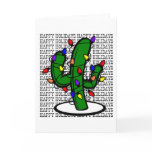 Christmas Cactus Card