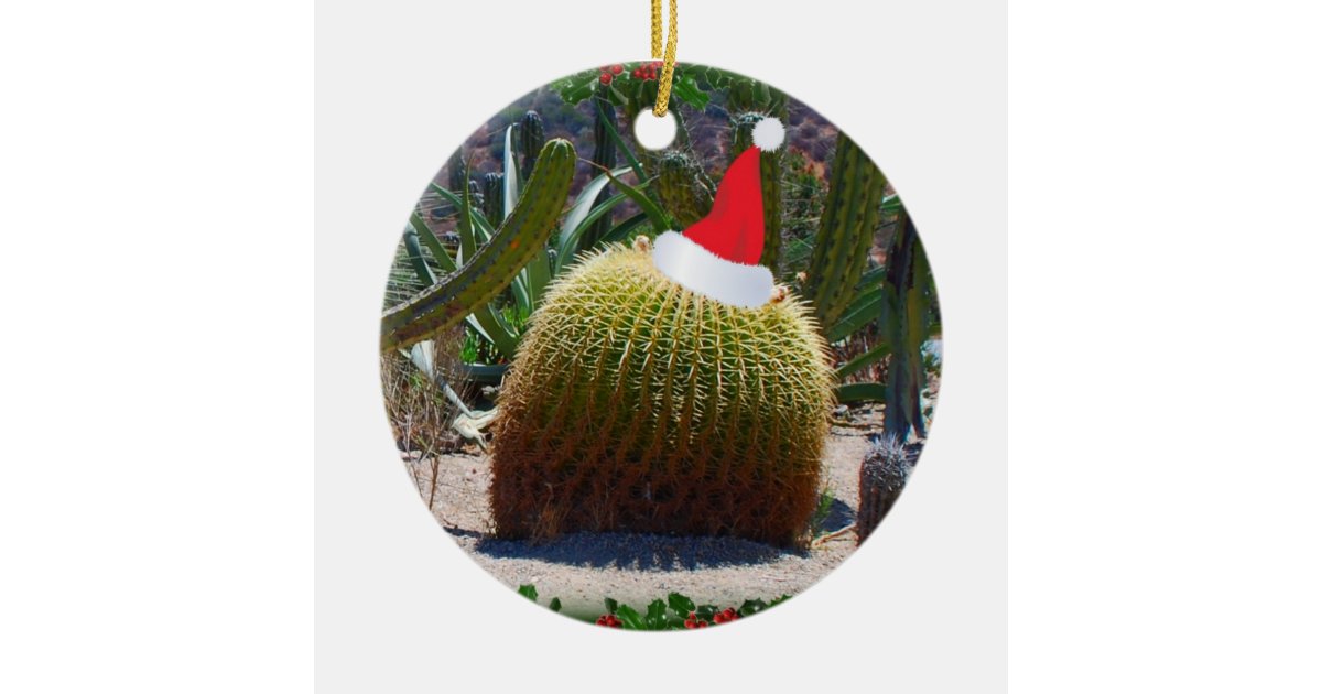 christmas cactus ceramic ornament zazzle christmas cactus ceramic ornament zazzle
