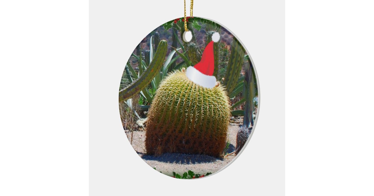 christmas cactus ceramic ornament zazzle christmas cactus ceramic ornament zazzle