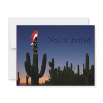 Christmas Cactus invitations by NotionsbyNique Christmas Cactus invitations