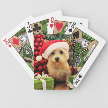 Christmas - Cairn Terrier - Roxy Poker Cards