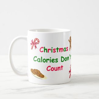 Christmas Calories Don't Count Mug mug
