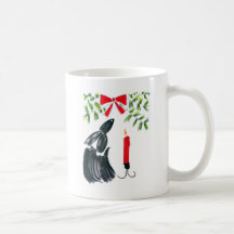 Christmas candle coffee mugs