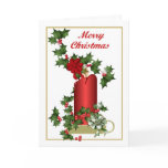 christmas candle, xmas candle, holiday candle,